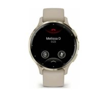 Garmin Venu 3S 3.05 cm (1.2") AMOLED 41 mm Digital 390 x 390 pixels Touchscreen Gold, Grey Wi-Fi GPS (satellite) | 010-02785-02 | 753759314798