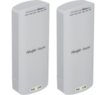 Access Point Reyee Bridge Reyee | Wi-Fi 4 - 802.11n - 300Mbps | Do transmisji bezprzewodowej 500m | 2 porty 100Mbps | Zasilany PoE | Zewnętrzny IP55 (zestaw 2 szt.) | RG-EST100-E | 6971693275775