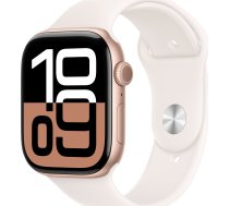 Watch Series 10 GPS 46 mm Rose Gold Aluminium Case with Light Blush Sport Band - M/L | MWWU3ET/A | 195949563782