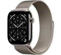 Watch Series 11 GPS + Cellular 46mm Natural Titanium Case with Natural Milanese Loop | MFCY4MP/A | 195950629729