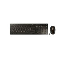 Klawiatura + mysz Cherry CHERRY DW 9100 SLIM klawiatura RF Wireless + Bluetooth QWERTZ Swiss Czarny | JD-9100CH-2 | 4025112095290