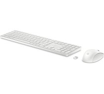 Klawiatura + mysz HP 655 Zestaw klawiatura i mysz bezprzewodowy 2.4 GHz QWERTZ niemiecki biały | 860P8AA#ABD | 197497587579