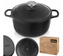 Garnek z pokrywką żeliwny emaliowany LITINA 22 cm, 3,3 l | Ori_113347 | 8592381210120