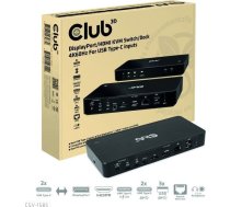 Club 3D Club3D KVM Switch 4K60Hz 2x USB-C> HDMI/DP/3xUSB/2xUSB-C/LAN retail | CSV-1585 | 8719214472870