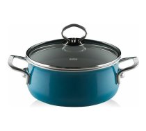 Riess Garnek niski z pokrywą 2,0l 20cm Aquamarin | R-0709-010 | 9003064100489