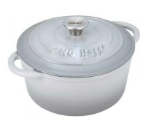 KingHoff EMALIOWANY GARNEK ŻELIWNY 21cm KINGHOFF KH-1520 | KH-1520 | 5908287215207