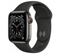 Smartwatch Apple Watch 6 GPS + Cellular 40mm Gray Steel Black Sport Czarny (M06X3WB/A) | M06X3WB/A | 190199836778