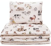PULP BAMBOO Pościel bawełniana z wypełnieniem 100x135cm Farma | 40003-9 | 5903299999220
