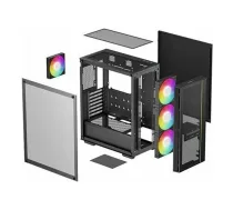 DeepCool MATREXX 55 MESH V4 C Midi Tower Black | R-MATREXX55-BCAGA4-G-4 | 6933412774334