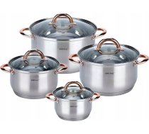 KingHoff ZESTAW GARNKÓW 8 ELEMENTÓW KINGHOFF KH-1763 | KH-1763 | 5908287217638