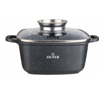 Zilner GARNEK z POWŁOKĄ MARMUROWĄ 5.4L 26cm BRYTFANNA ZILNER ZL- 9011 | ZL-9011 | 5903784090111