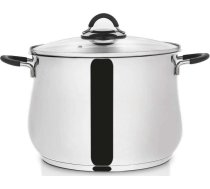 Orion Garnek stalowy Dalie z pokrywką 26cm 10.6l | 6367-uniw | 8592381165741