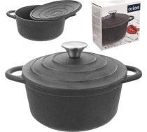 Orion Garnek żeliwny z pokrywką kociołek odlewany ciężki brytfanna 23 cm 4 l | 8592381177126 | 8592381177126