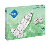 Magnetyczne klocki konstrukcyjne Transparent 20el. | 3+ | 8719327675403