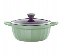 BUYDEEM Emaliowany garnek z nieprzywierającą powłoką 4,5L, model CP152, kolor Cozy Greenish | 6950386618624 | 6950386618624