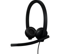 Logitech® H570e USB Headset Stereo (Teams version) headset - BLACK - USB-A | 981-001430 | 5099206122666