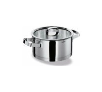 Kuchenprofi Garnek niski z pokrywą, stal nierdzewna/szkło, 2,5 l, śred. 20 x 9,5 cm San Remo / Kuchenprofi | KU-2390042820 | 4007371066655