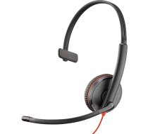 POLY Blackwire 3215 Zestaw słuchawkowy Przewodowa Opaska na głowę Połączenia/muzyka USB Type-C Czarny | 209750-22 | 5715063411582