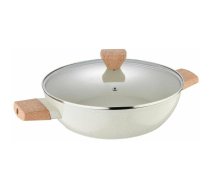 Bergner Garnek Marmurkowy Płaski 28cm Z Pokrywą Bg-34747 Naturally* | BG-34747 Kinghoff | 6924691306682