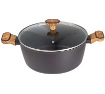 Garnek Multiclad 28cm Z Pokrywą Bergner Bg-56038 Charcoal | BG-56038 Kinghoff | 6941849672956