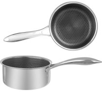 Orion Rondel garnek stalowy z powłoką nieprzywierającą rondelek premium COOKCELL ORION 16 cm 1,5 l | Ori_113193 | 8592381174361