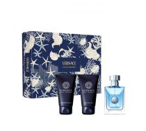 Versace Pour Homme zestaw woda toaletowa spray 50ml + żel pod prysznic 50ml + balsam po goleniu 50ml | 8011003899944 | 8011003899944