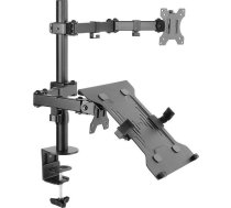 Desk holder for LED/LCD 13-32 "monitor + L-24 notebook | RAMM L-24 | 5902115407475 | UCH-BIU-ART-013
