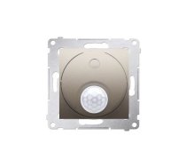 Kontakt-Simon Łącznik z czujnikiem ruchu z przekaźnikiem Simon 54 złoty mat (DCR10P.01/44) | WMDR-001R00-044 | 5902787826338