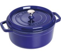 STAUB Garnek żeliwny okrągły 26 cm granatowy (40510-284-0) | 40510-284-0 | 3272341026910