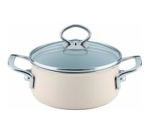Riess Garnek niski z pokrywą 16cm Avorio | R-0707-011 | 9003064112222