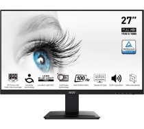 MSI Pro/MP273A/27"/IPS/FHD/100 Hz/1 ms/čierny/2R | 20800404 | 4711377035101