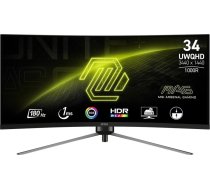 MSI MAG/345CQR/34"/VA/wQHD/180Hz/1ms/Černá/3R | 20800484 | 4711377140799