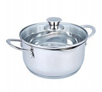 Maestro Garnek stalowy z pokrywką na indukcję gaz 24cm 5.0L MAESTRO MR-3510-24 | MR-3510-24 | 4820096553572