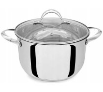 Maestro Garnek stalowy z pokrywką na indukcję gaz 22cm 4.5L MAESTRO MR-3519-22 | MR-3519-22 | 4820177149465