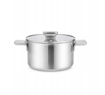 Maestro Garnek stalowy z pokrywką na indukcję gaz 24cm 5.7L MAESTRO MR-3521-24 | MR-3521-24 | 4820268321428