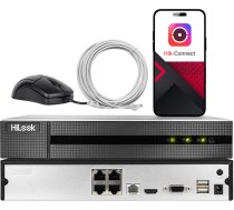 Rejestrator HiLook Rejestrator IP HiLook by Hikvision NVR-104MH-D/4P 4 kanałowy sieciowy z POE | NVR-104MH-D/4P(D) | 6942160416946