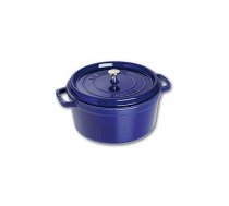 STAUB La Cocotte 28cm okrągły, ciemnoniebieski, żeliwny | 40510-285-0 | 3272341028914