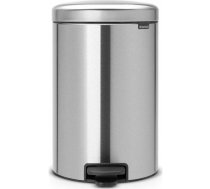 Kosz na śmieci Brabantia New Icon na pedał srebrny (114021) | 114021 | 8710755114021