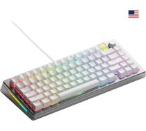 Klawiatura Glorious Gaming GMMK 3 PRO HE 75% Prebuilt klawiatura USB QWERTY US English Srebrny | GLO-KB-GMMK3-PRO-75-PB-HE-W-SIL-US | 840408300049