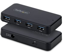 HUB USB StarTech STARTECH.COM 4-Port USB-A Hub 5Gbps zasilanie własne 2-in-1 USB-C & USB-A Hostkabel 1x BC 1.2 Ladeport w tym 24W adapter sieciowy | ST4300USB3V2-UE | 0065030925051