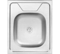 Zlewozmywak Kuchinox SK6_010T / KUCHINOX / ZLEW / 60 STALOWY NAKŁADANY 60X50 1KOM, GŁADKI + SYFON (OKS_B13Y) / | 5906775343784 | 5906775343784