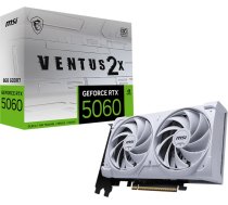 MSI GeForce RTX 5060 8G VENTUS 2X OC WHITE NVIDIA 8 GB GDDR7 | G5060-8V2CW | 4711377344296