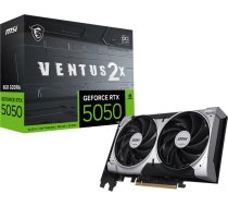 Graphic Card RTX 5050 8GB VENTUS 2X OC GDDR6 128BIT DP/HDMI | GeForce RTX 5050 8G VENTUS 2X OC | 4711377380003