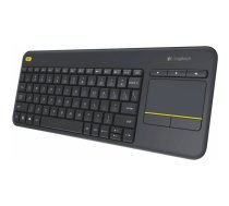 Logitech K400 Plus - Tastatur mit Touchpad - kabellos DE - schwarz | 920-007127 | 5099206059252