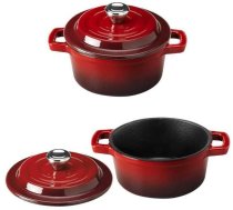 Lumarko Gusskönig Wypiekany 6× 300ml Mini Dutch Oven Set | GK-49 | 4262448175153