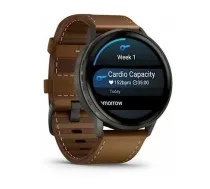 Garmin Venu 4 3.56 cm (1.4") AMOLED 45 mm Digital 454 x 454 pixels Touchscreen Black Wi-Fi GPS (satellite) | 010-03014-03 | 753759363963