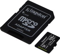 Karta Kingston Canvas Select Plus MicroSDXC 128 GB Class 10 UHS-I/U1 A1 V10 (SDCS2/128GB) | SDCS2/128GB | 0740617298703