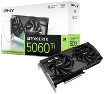Karta graficzna PNY GeForce RTX 5060 Ti Dual Fan 16GB GDDR7 DLSS4 (VCG5060T16DFXPB1) | VCG5060T16DFXPB1 | 4718006457600