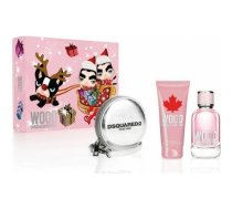 Dsquared2 Zestaw Dsquared2 Wood Pour Femme woda toaletowa 100ml + żel pod prysznic 100ml + wallet | 8011003870660 | 8011003870660