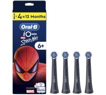 Oral-B Replacement brush heads | iO kids Refills Spiderman | Heads | For kids | Number of brush heads included 4 | iO refill 4 Spiderman | 8700216930260